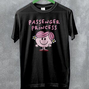 Y2K Passenger Princess Cute Girly Trendy Humor Quote Graphic T-Shirt  186